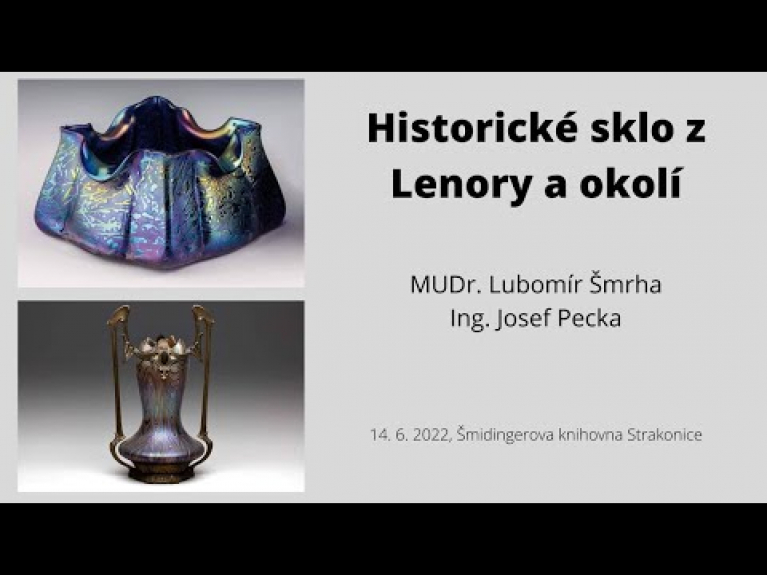 Embedded thumbnail for Záznam přednášky Historické sklo z Lenory a okolí